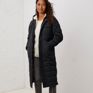 Convertible Sherpa-Lined Parka | UpWest | Pitch Black | Small | NWT